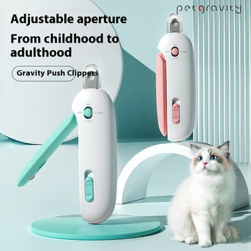 Cat Nail Scissors With Gravity Push Scissors Pawtivo