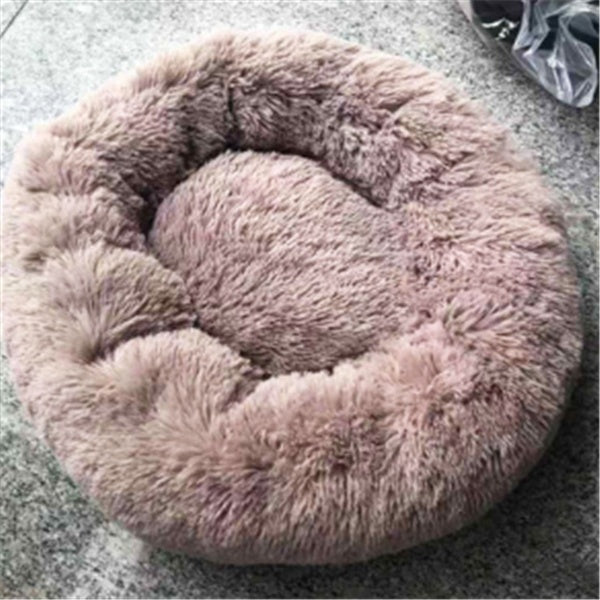 Round Long Hairy Autumn And Winter Nest Pad Cat Mattress Pawtivo