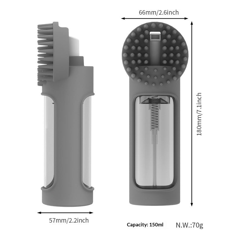 Silicone 2-in-1 Multi-Functional Pet Bath Brush Pawtivo